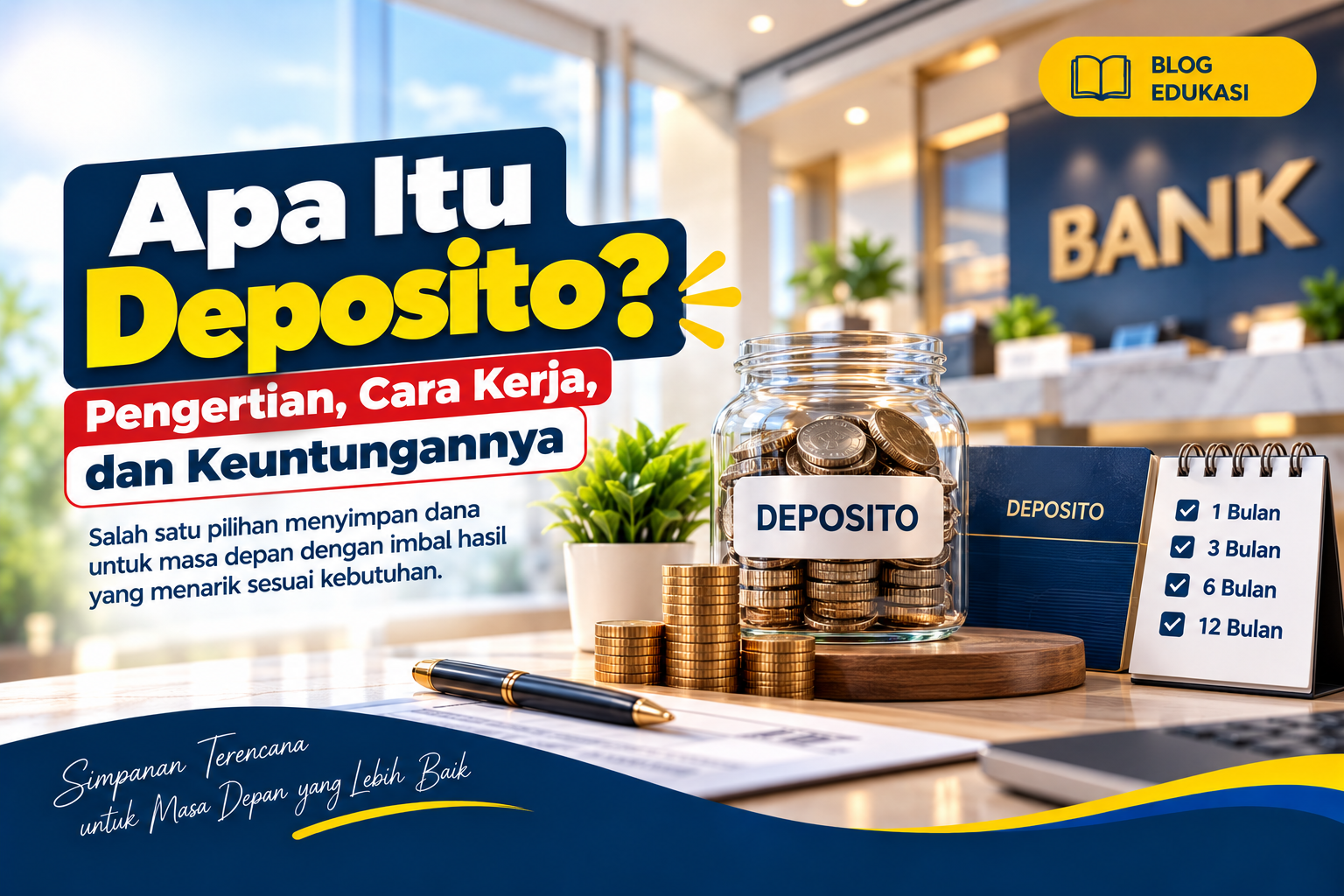 Apa Itu Deposito? Pengertian, Cara Kerja, dan Keuntungannya